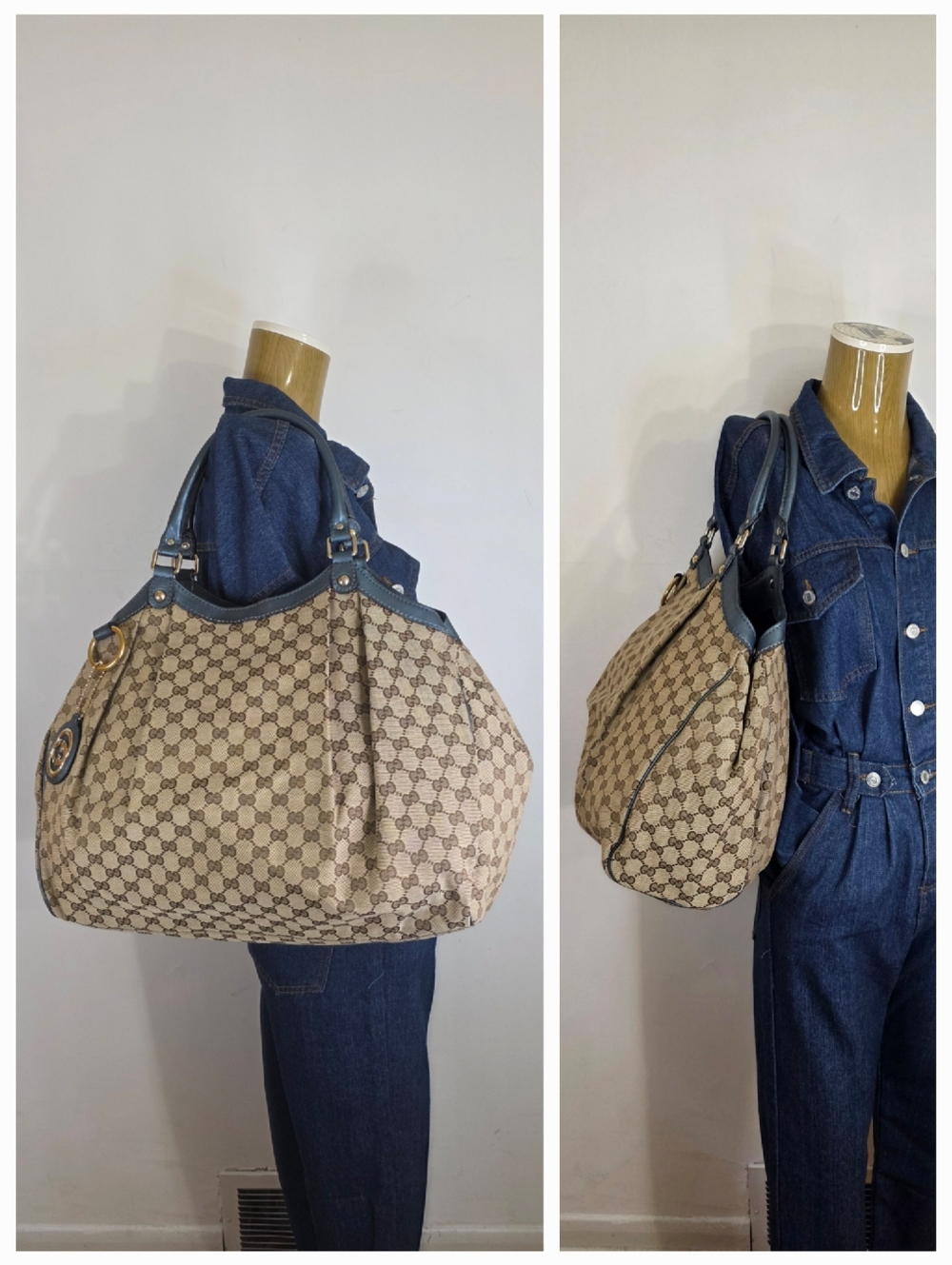 ✨️GUCCI GG Canvas Sukey Tote Bag